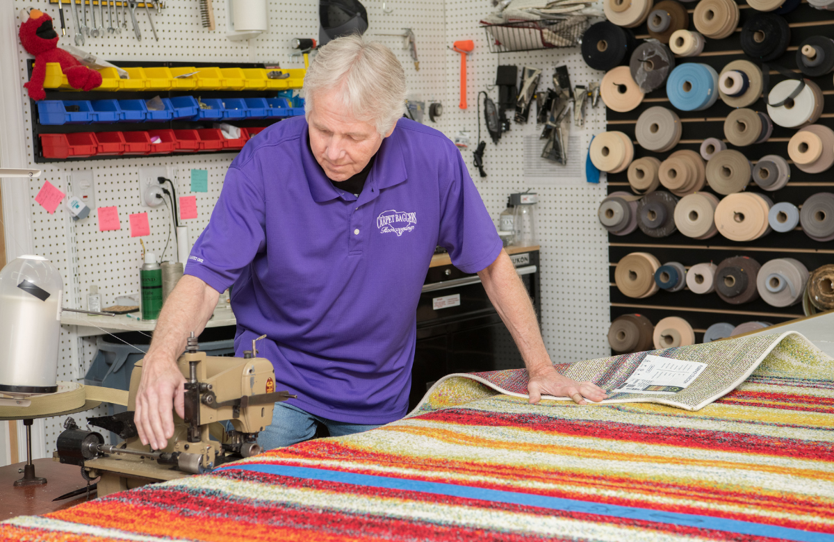 custom area rug creation